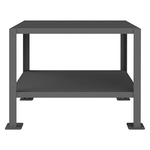 Hvy Dty Machine Table, 2 Shlvs, Optional Drawer, 36X24X30
