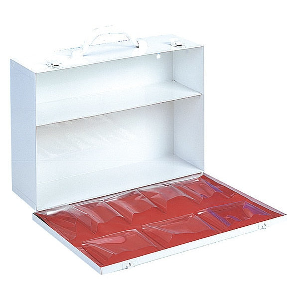 Industrial First Aid Cabinet, swing out door, 2 Shelves, 7FX