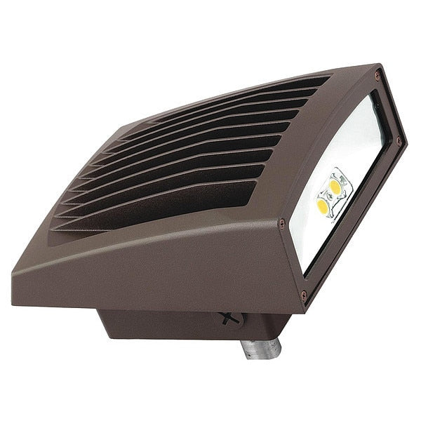 LED Slender Wall Pack w/ Photocontrol, 4000L, 5000K, 120-277v