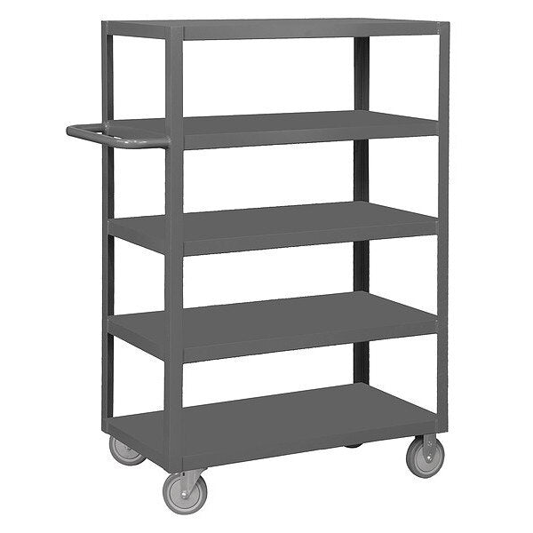 Stock cart, 5 shelf, 1200 lbs capacity