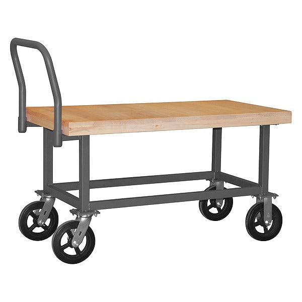 Work height platform truck, with maple top, 60 x 24