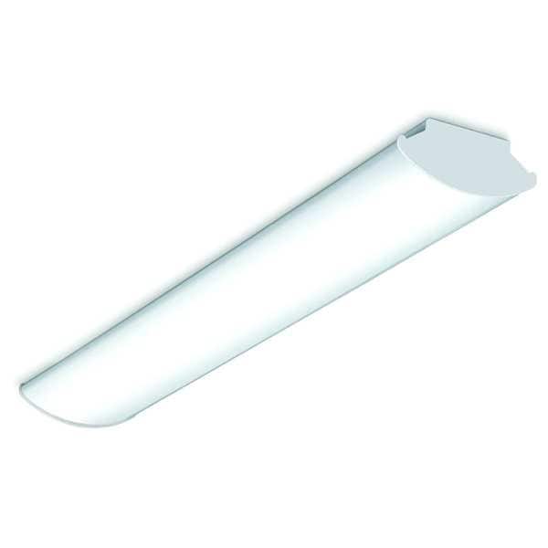 Columbia Revalume LED Wraparound with Captive Frosted Acrylic Lens, 4200L, 4000K, White