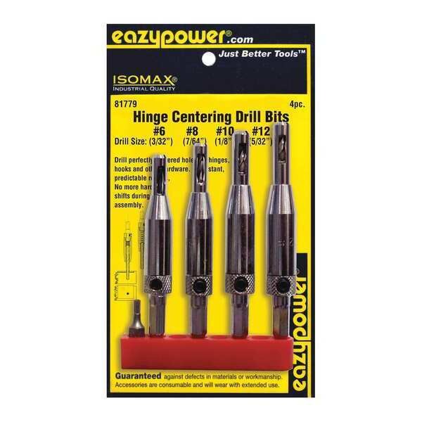 Hinge Centering Bits Set, 4 pcs.