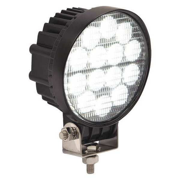 Flood Light, Rnd, Clear LED, 3.0A, 12-24V, 5