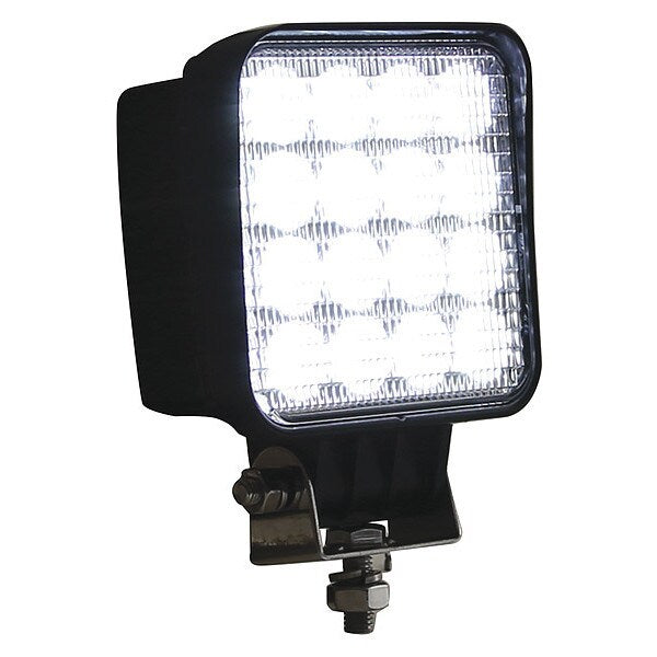 Flood Light, Square, Clear LED, 12-24V, 4.6