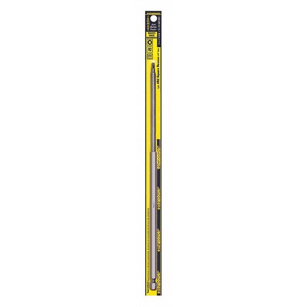 Square Recess Power Bit, No. 2, 12