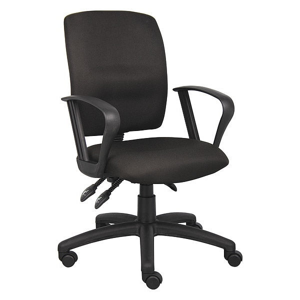 Fabric Task Chair, Loop, Black