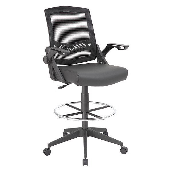 Mesh Drafting Stool w/ Flip Arms