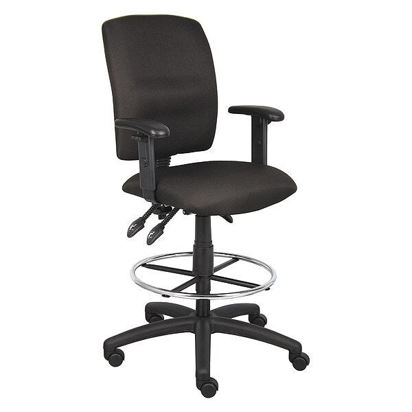 Multi-Function Fabric Drafting Stool W/ Adjustable Arms