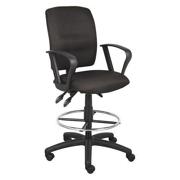 Multi-Function Fabric Drafting Stool W/ Loop Arms