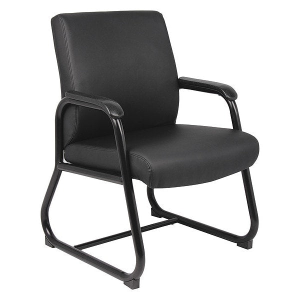 BlackHeavy Duty Guest Chair, 24