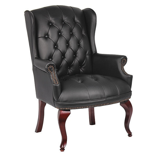 BlackTraditional Guest Chair, 32