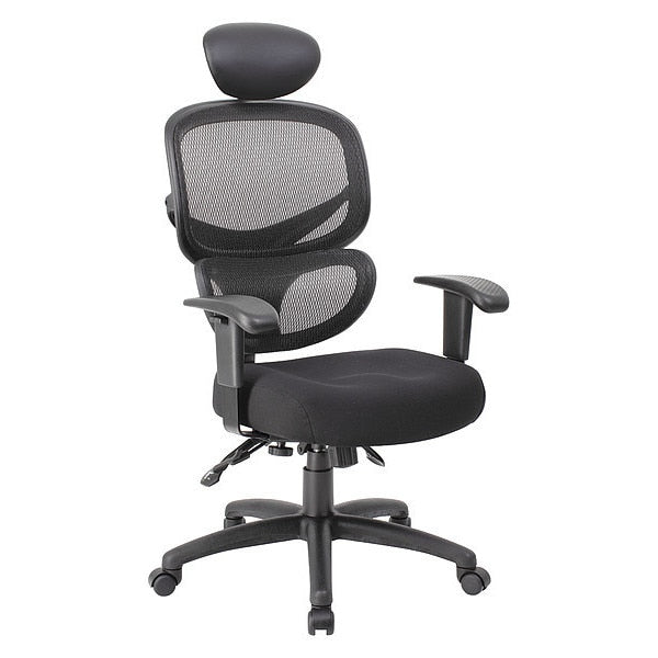 Mesh Task Chair, Adjustable, Black