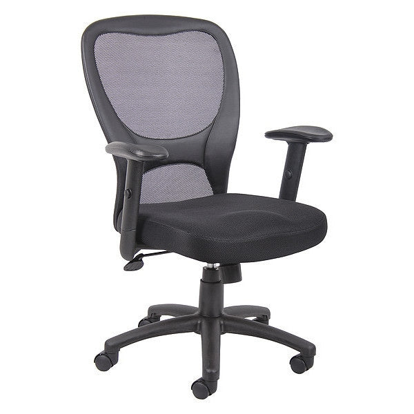 Mesh Task Chair, Adjustable, Black