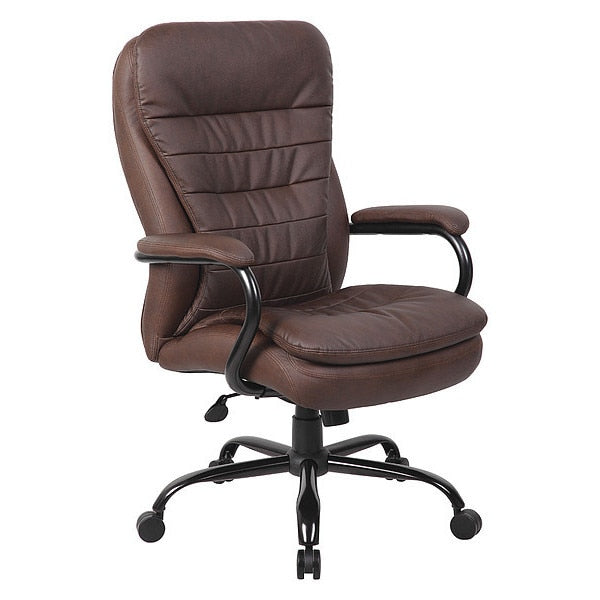 Bomber BrownHeavy Duty Double Plush Chair, 31