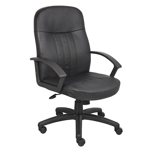 Leather Executive Chair, Loop, Black