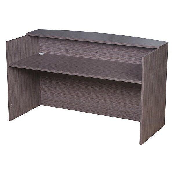 Reception Desk, Driftwood Base, Driftwood Frame, Driftwood