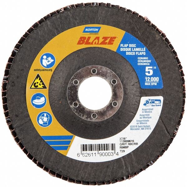 Flap Disc, Ceramic, Type 29, 5