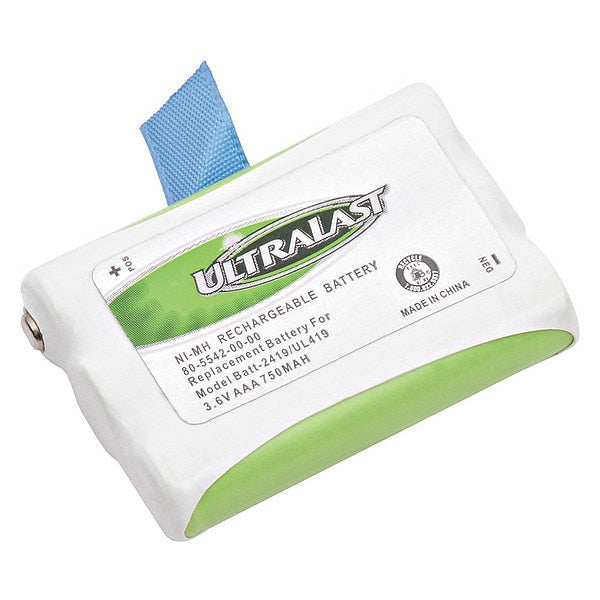 Battery 3.6 Volt Nickel Metal Hydride Ultralast Cordless Phone Battery