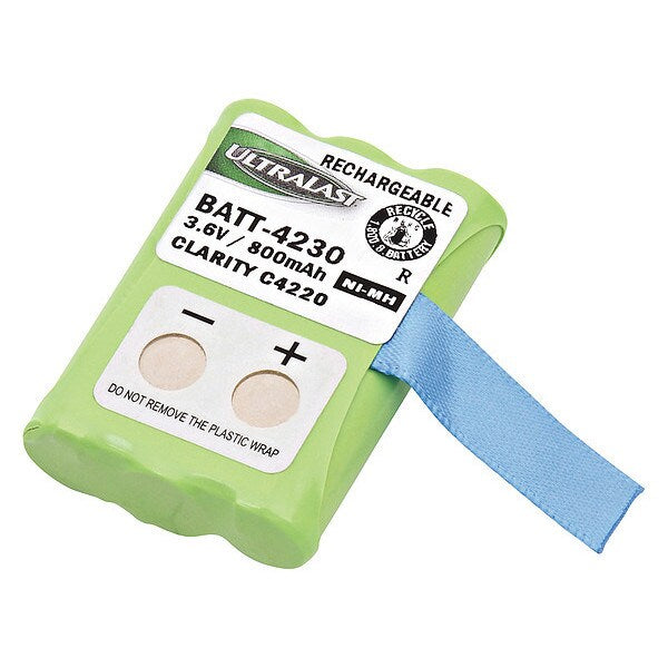 Battery 3.6 Volt Nickel Metal Hydride Ultralast Cordless Phone Battery