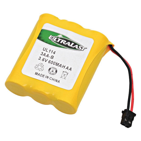 Battery 3.6 Volt Nickel Cadmium Ultralast Cordless Phone Battery
