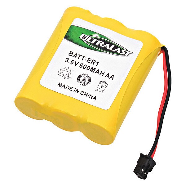 Battery 3.6 Volt Nickel Cadmium Ultralast Cordless Phone Battery