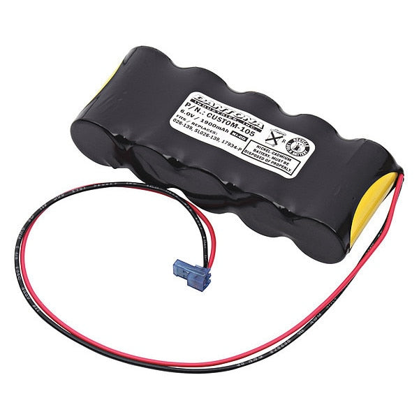 Battery 6 Volt Nickel Cadmium Dantona Emergency Lighting Battery