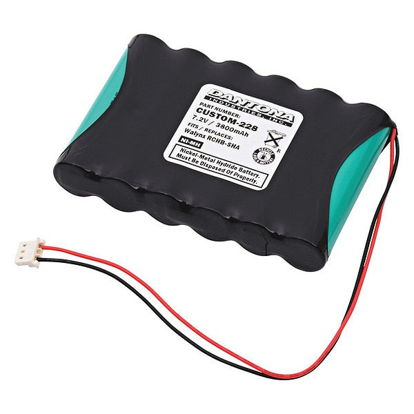 Battery 7.2 Volt Nickel Metal Hydride Dantona Emergency Lighting Battery