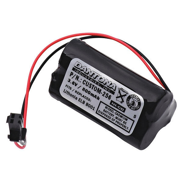 Battery 3.6 Volt Nickel Cadmium Dantona Emergency Lighting Battery