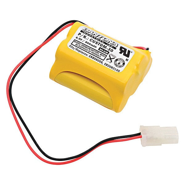 Battery 6 Volt Nickel Cadmium Dantona Emergency Lighting Battery