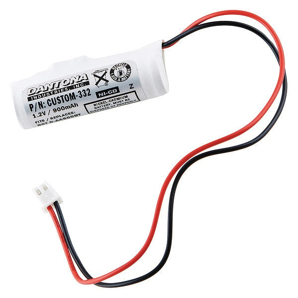 Battery 1.2 Volt Nickel Cadmium Dantona Emergency Lighting Battery