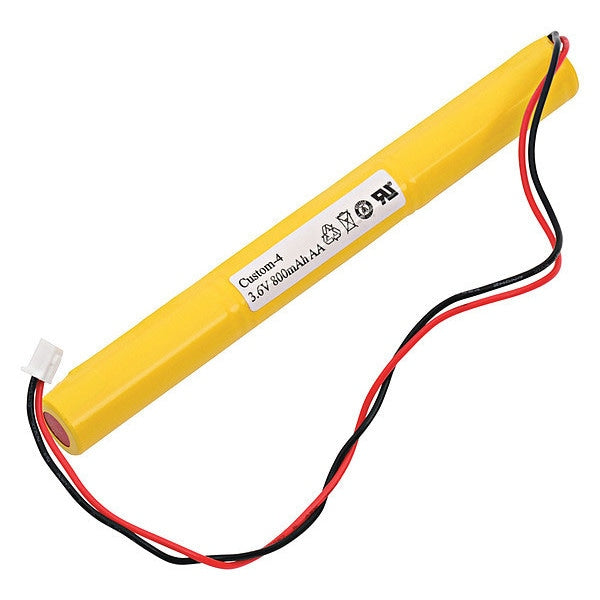 Battery 3.6 Volt Nickel Cadmium Dantona Emergency Lighting Battery