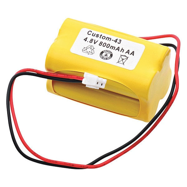 Battery 4.8 Volt Nickel Cadmium Dantona Emergency Lighting Battery