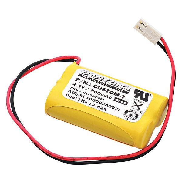 Battery 2.4 Volt Nickel Cadmium Dantona Emergency Lighting Battery