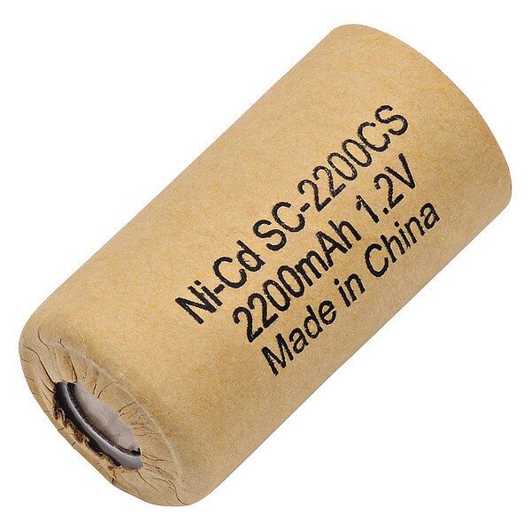 Battery 1.2 Volt Nickel Cadmium Dantona Single Cell Battery