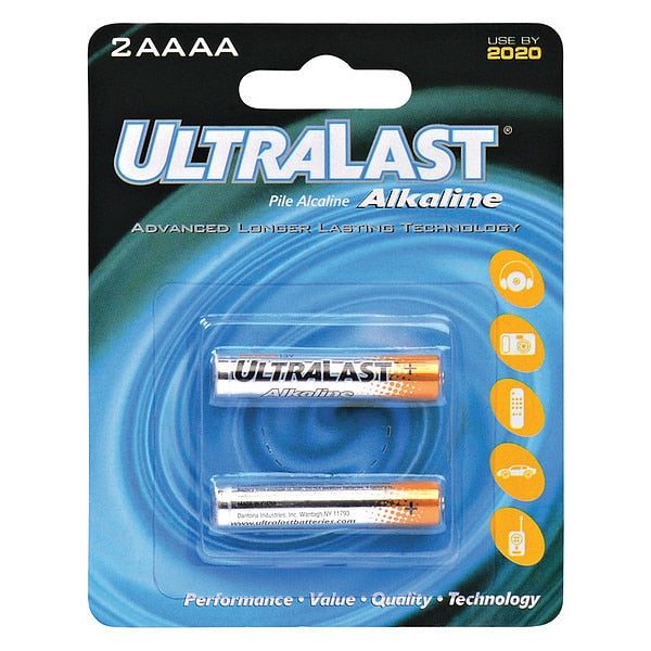 Battery 1.5 Volt Alkaline Ultralast AAAA Alkaline Battery