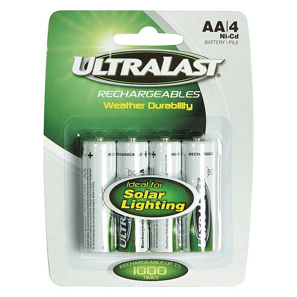 Battery 1.2 Volt Nickel Cadmium Ultralast Solar Lighting Battery