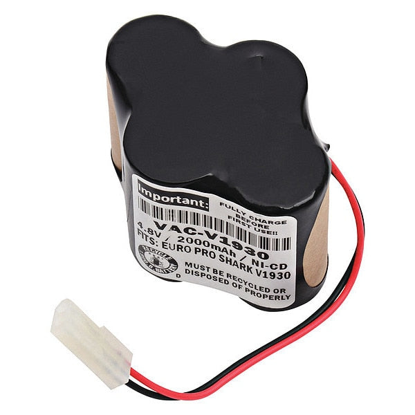 Battery 4.8 Volt Nickel Cadmium Dantona Vacuum Battery