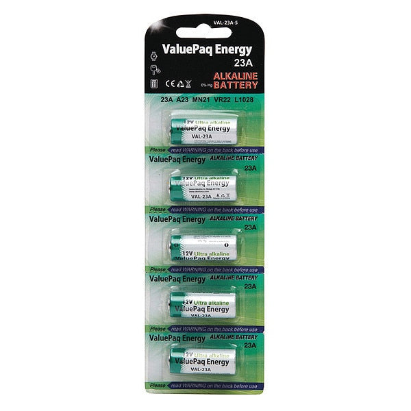 Battery 12 Volt Alkaline Dantona 5 Pack Specialty Batteries