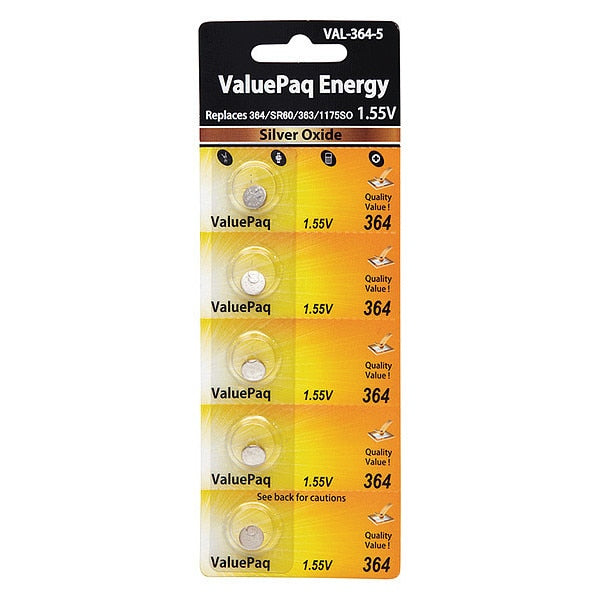 Battery 1.55 Volt Silver Oxide Dantona 5 Pack Specialty Batteries