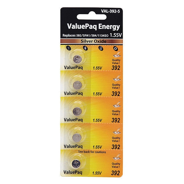 Battery 1.55 Volt Silver Oxide Dantona 5 Pack Specialty Batteries