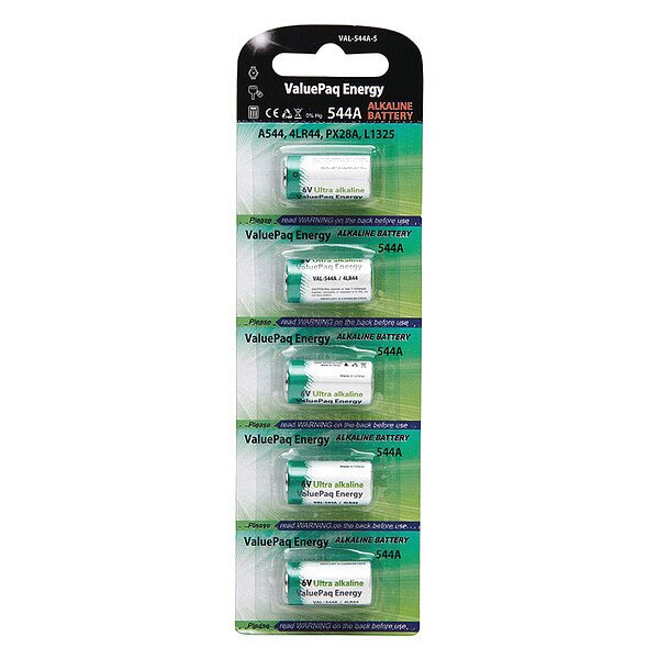 Battery 6 Volt Alkaline Dantona 5 Pack Specialty Batteries