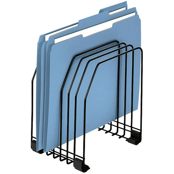 File Holder, Black, Letter/Legal, 7 Comp