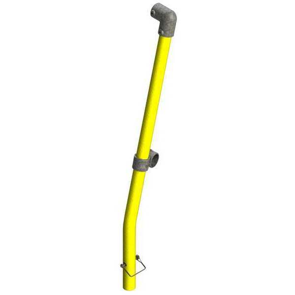 End Kit, Inclned Stanchion(3:12), Sfty Yel