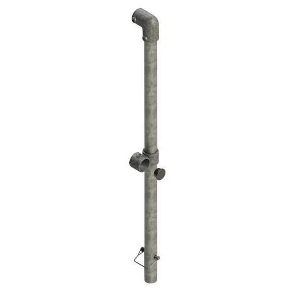 End Kit, Straight Stanchion, Galvanized