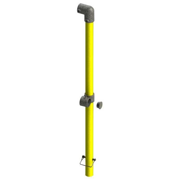 End Kit, Straight Stanchion, Sfty Yel