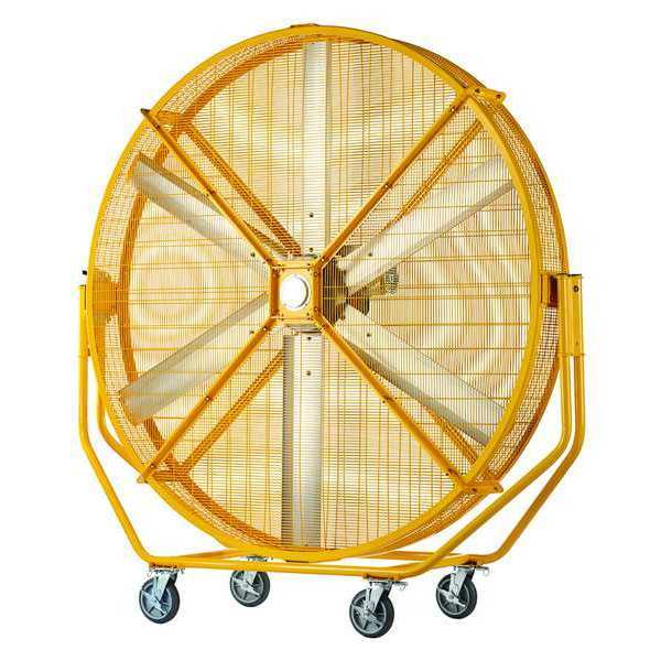 Portable Floor Fans, 8 ft. dia., Al Foil