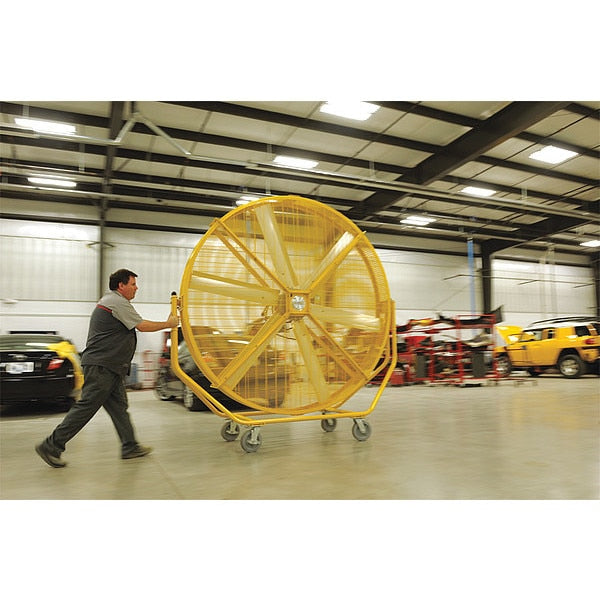 Portable Floor Fans, 8 ft. dia., Al Foil