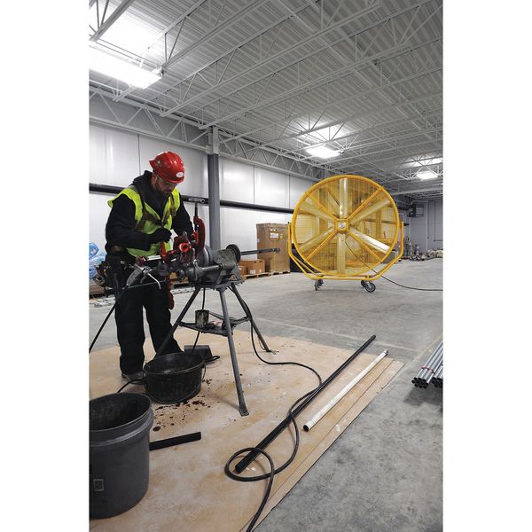 Portable Floor Fans, 8 ft. dia., Al Foil