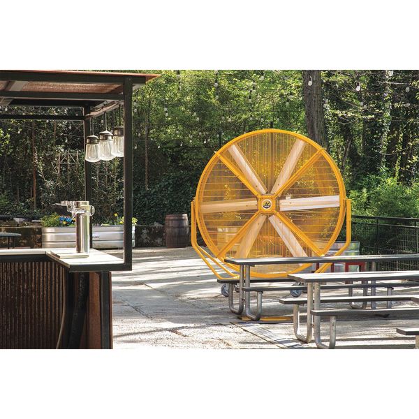 Portable Floor Fans, 8 ft. dia., Al Foil